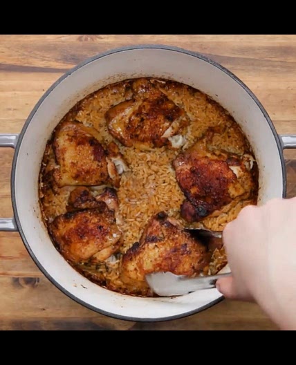Paprika Chicken and Rice Bake