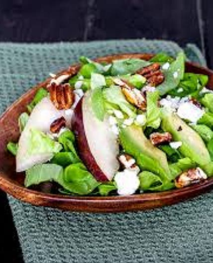 Lettuce Pear Walnut Salad