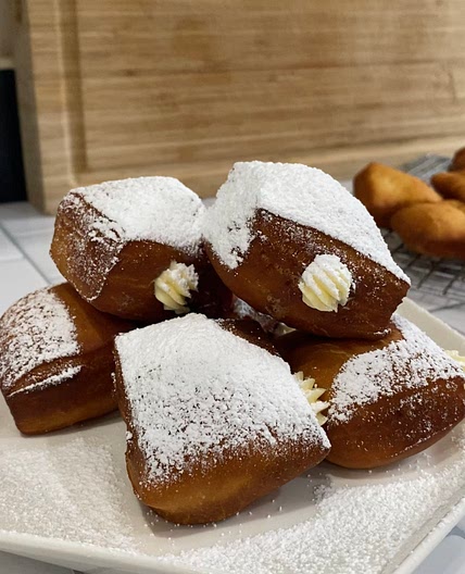 WIC Approved Banana Cream Beignets (filling only)