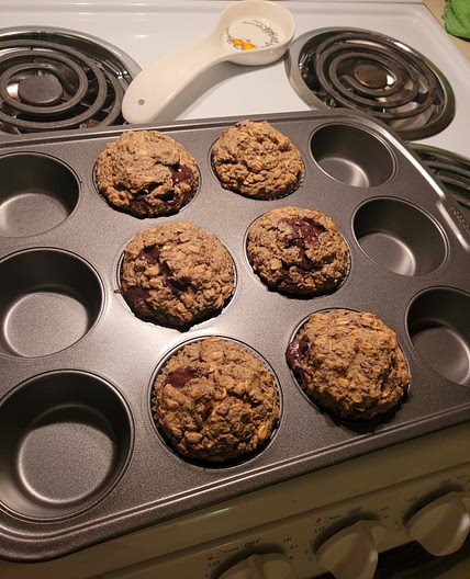 Seeded Oatmeal Muffins