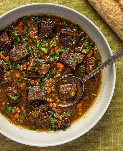 Beef Barley Soup Recipe