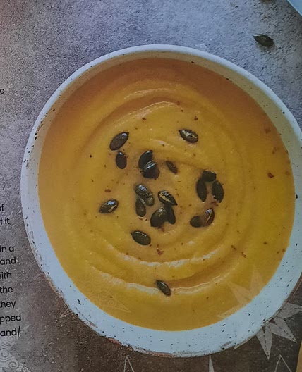 Squash, lime and chilli soup