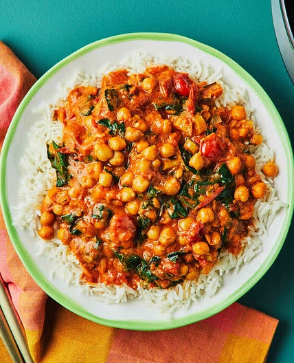 Slow Cooker Indian Butter Chickpeas