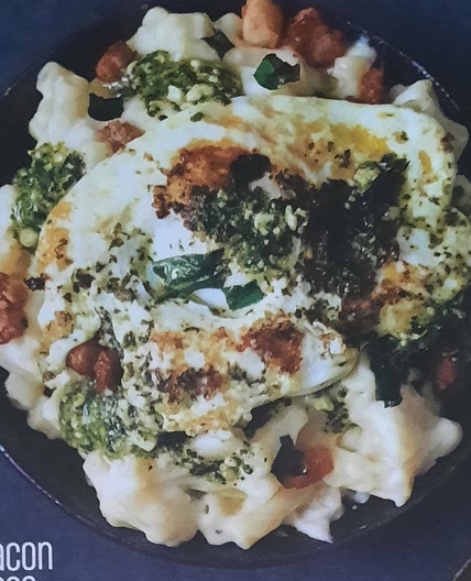 Basil and bacon mac 'n' cheese