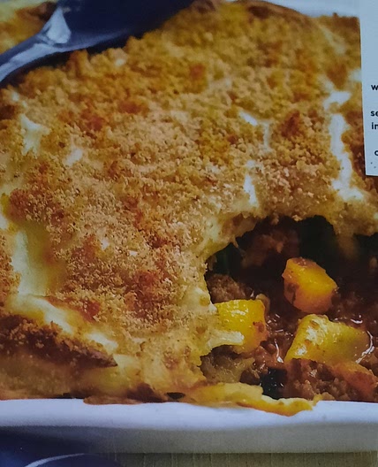 Moroccon lamb lasagne