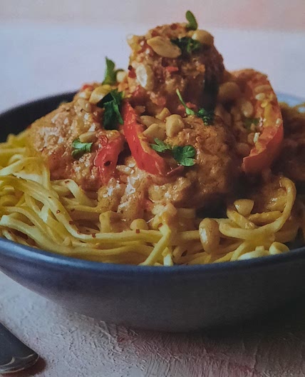 Satay turkey meatballs