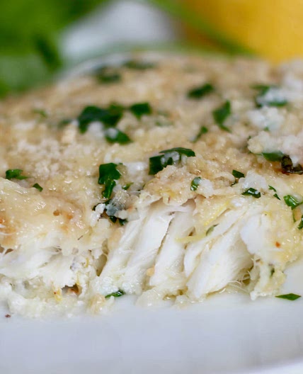 Parmesan-Crusted Air Fryer Halibut
