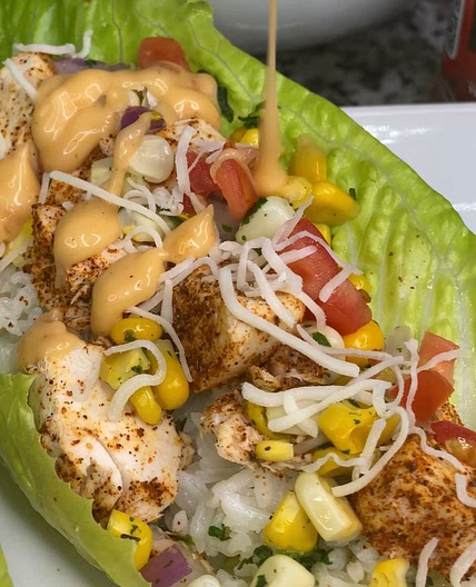 Chipotle Chicken Salad Boat 
