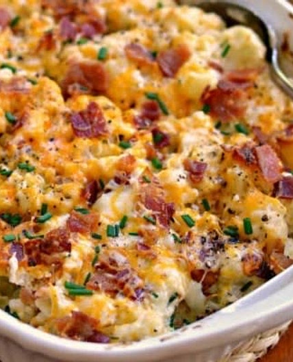 Loaded Cauliflower Casserole