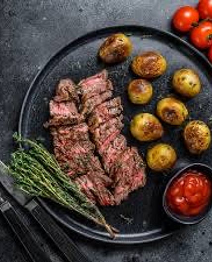 Steak pommes de terre