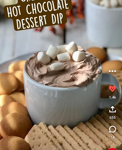 Hot chocolate dip