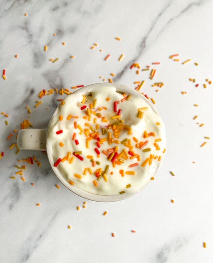 116 Calorie Funfetti Mug Cake