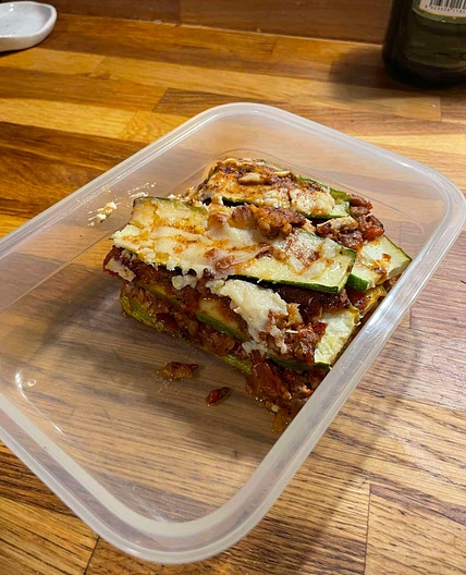 Keto Lazania z cukinią