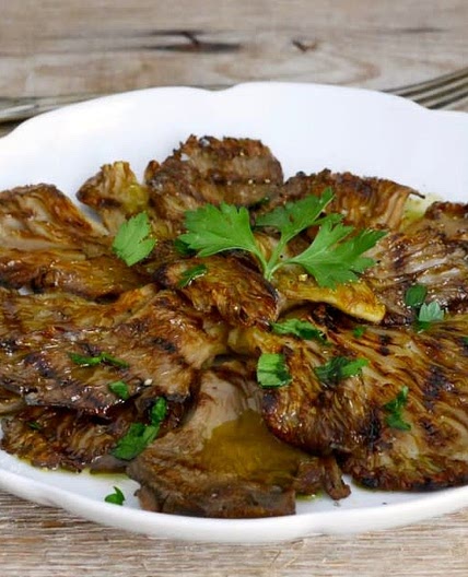 Funghi in piastra