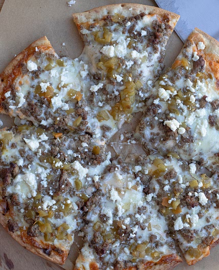 Green Chile Hamburger Pizza Recipe
