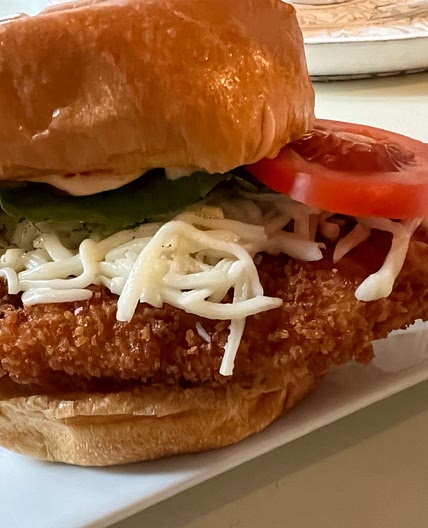 Korean-Style Shrimp Burger