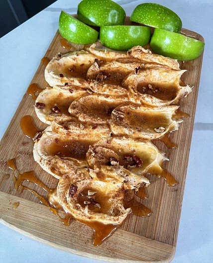 Pumpkin Creamcheese Caramel Apple Board — Angiela Eats - Quick, Easy, & Delicious Recipes