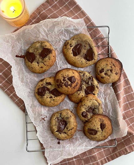 Brown butter cookies 