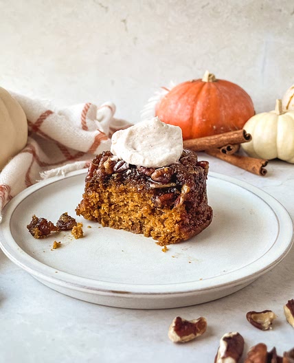 Pumpkin Pecan Upside-Down Cakes