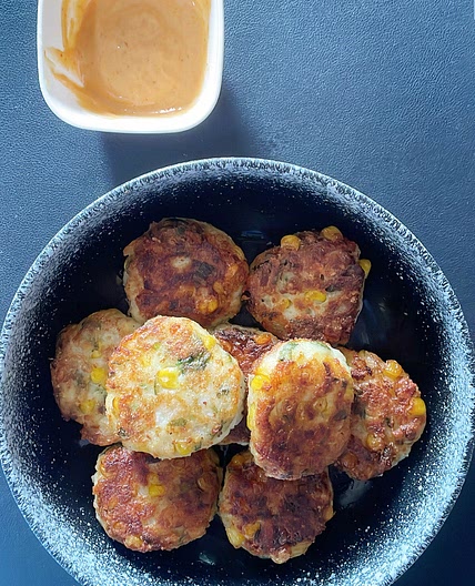 Potato Corn Fritters