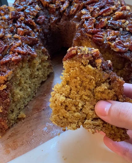 pumpkin pecan bundt cake