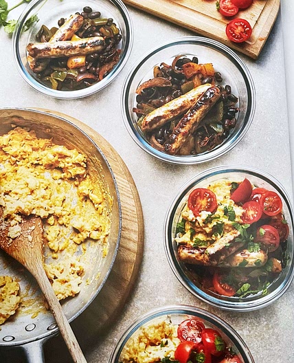 Scrambled Egg & Sausage Breakfast Bowls
