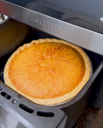 Air Fryer Brown Butter Sweet Potato Pie