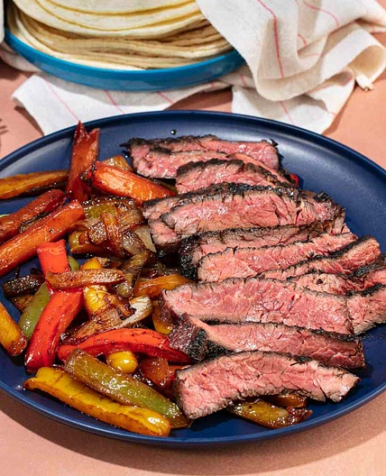 Grilled Skirt Steak Fajitas Recipe