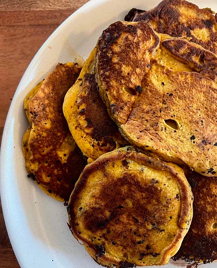 Chocolate Chip Pumpkin Pancakes
