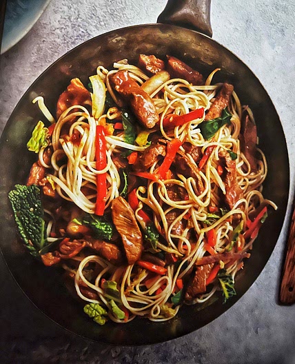Beef Teriyaki with 5 Spice Noodles