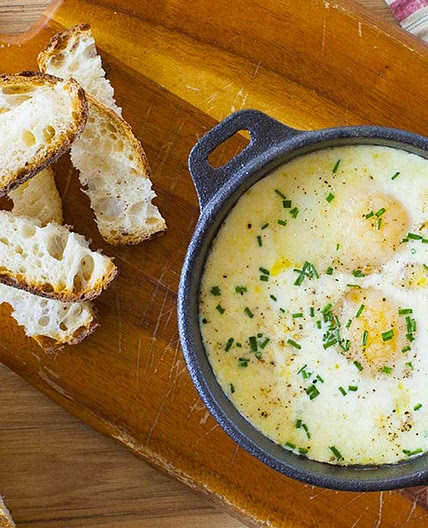 Oeufs Cocotte (Baked Eggs)