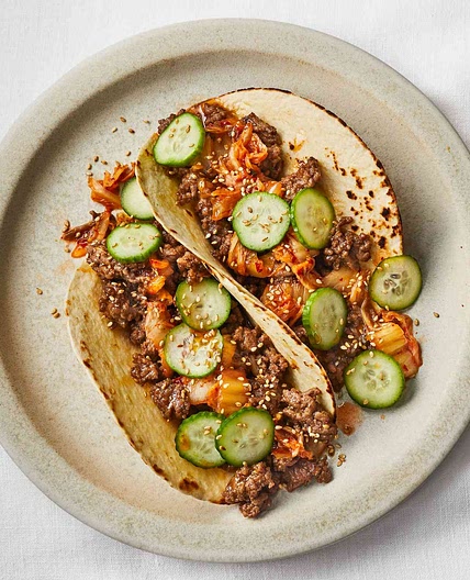 Bulgogi-Inspired Beef Tacos