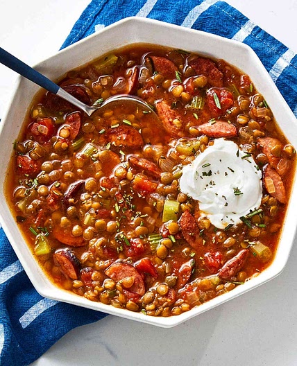Lentil Soup With Sausage