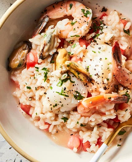 Creamy Seafood Risotto
