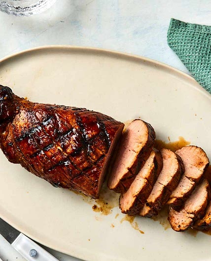 Raspberry-Maple-Glazed Pork Tenderloin