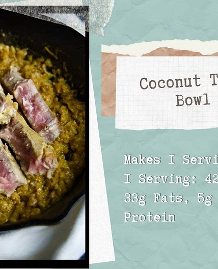 Coconut Tuna Bowl