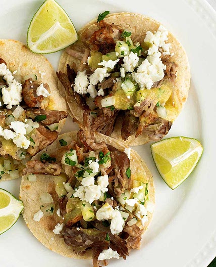 No-Waste Tacos de Carnitas With Salsa Verde Recipe