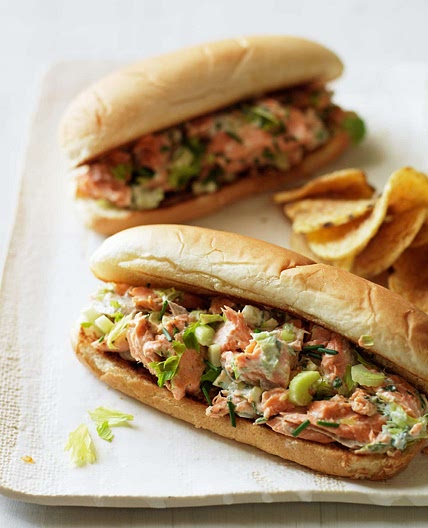 Salmon Salad Rolls