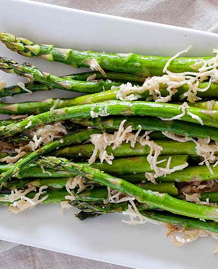 Baked Asparagus With Parmesan