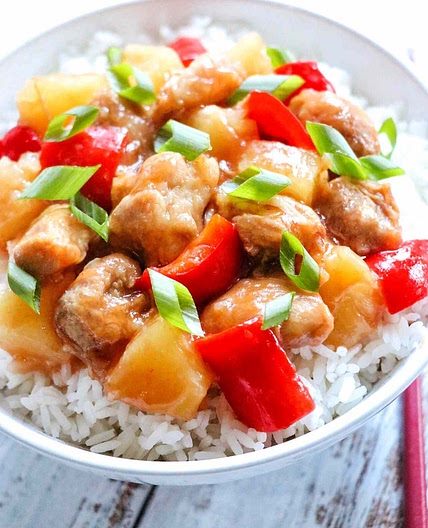 Slow Cooker Sweet and Sour Chicken Thighs
