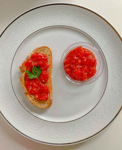 Antipasto de tomate