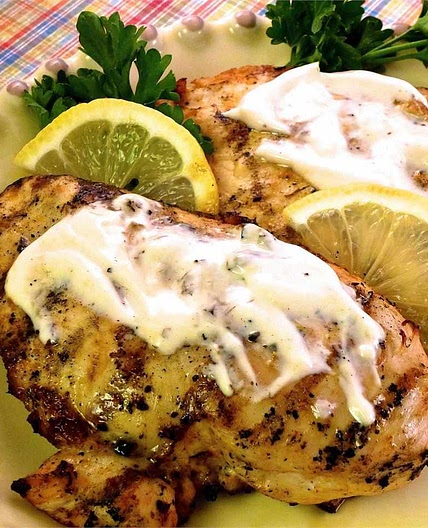 Grilled Greek Yogurt-Marinated Chicken