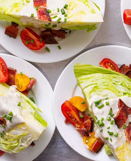 Classic Wedge Salad with Blue Cheese Dressing