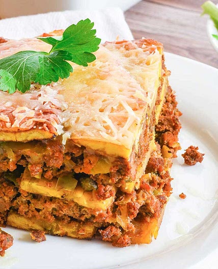 Pastelón (Puerto Rican Plantain Lasagna)