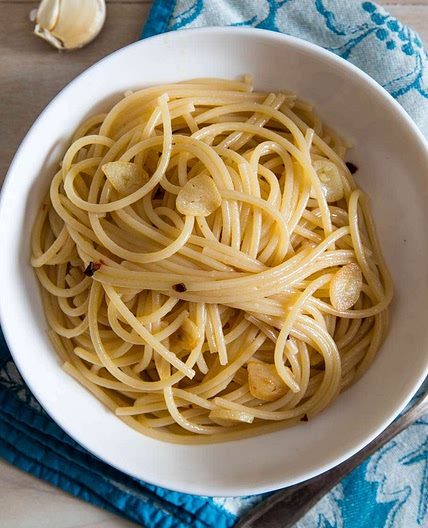 Spaghetti Aglio e Olio (Pasta in Garlic and Oil Sauce) Recipe