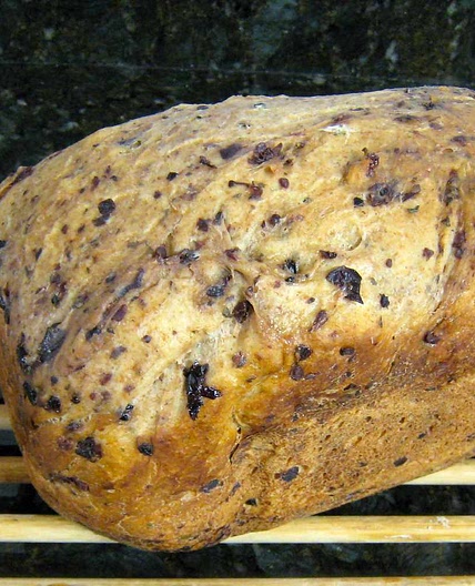 Bread Machine Kalamata Olive Bread