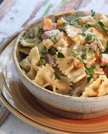 One-Pot Ham and Veggie Pasta