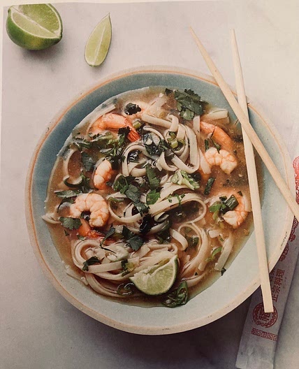 Soupe de crevettes asiatique