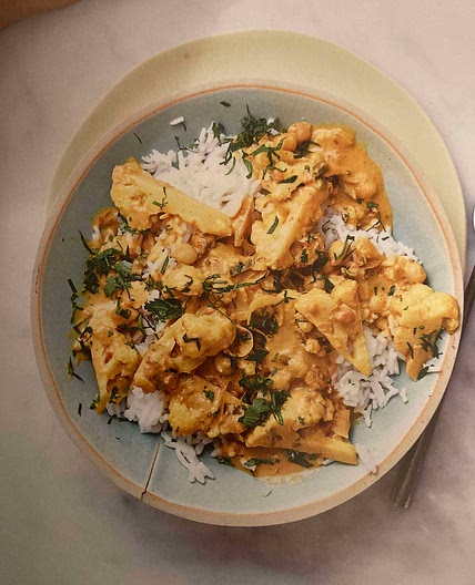 Chou-fleur façon tikka-masala