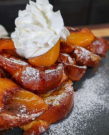 Peach Cobbler French Toast